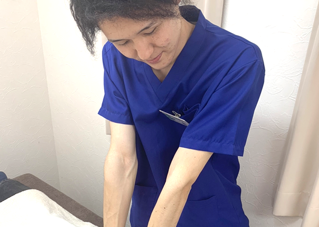 施術の写真
